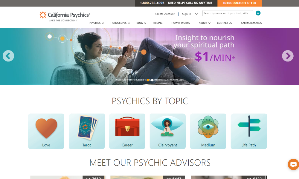 Californiapsychics.com Psychic Reading Review